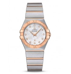 Omega Constellation Brushed (27mm) cuarzo 123.20.27.60.55.007 Réplica Reloj