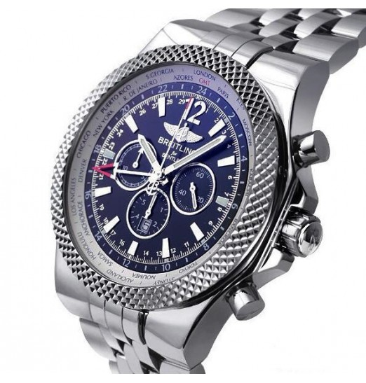 Breitling Bentley Motors GMT A476B19SGS Réplica Reloj