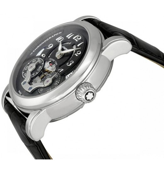 Montblanc Nicolas Rieussec Automatico Chronograph Negro Dial hombres 107070 Réplica Reloj