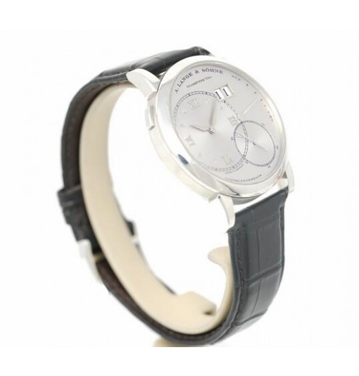 A Lange Sohne Grand Lange 1 115.026 (Platino / plata / Cuero) Réplica Reloj