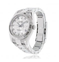 Rolex DatejustII Acero Plata Dial Automatic 116334-SLVDFO Réplica Reloj