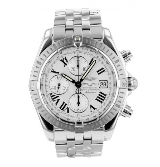 Breitling Chronomat Evolution Date Esfera Blanca Para Hombre A156A53PA Réplica Reloj