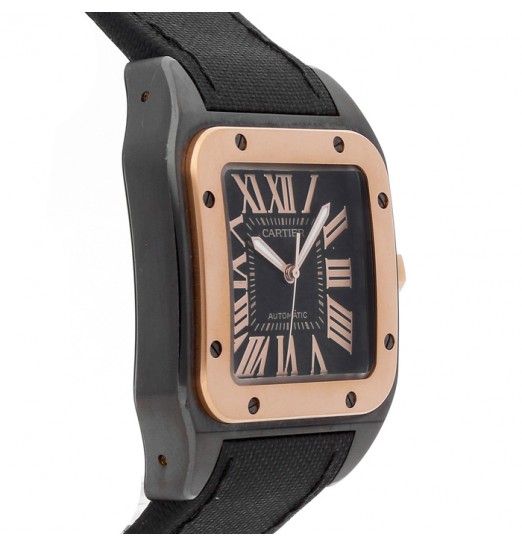 Cartier Santos 100 Carbono W2020009 Réplica Reloj