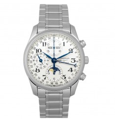 Longines Master Moon Phase Chronograph Para Hombre L2.673.4.78.6 Réplica Reloj