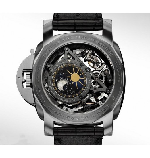 Panerai Luminor 1950 Tourbillon Moon Phases Equation of Time GMT 50mm PAM00920 Réplica Reloj