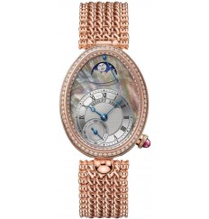 Breguet Reine De Naples 8908 Oro Rosa De 18 Quilates Y Diamantes Damas 8908BR/5T/J20/D000 Replica Reloj