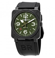 Bell & Ross Aviation Ceramic Militar BR0392-MIL-CE Replica Reloj