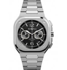 Bell & Ross BR 05 Chrono De Pulsera De Acero Negro BR05C-BL-ST/SST Replica Reloj