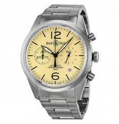 Bell & Ross Vintage Original Para Hombre BRV126-BEI-ST/SST Replica Reloj