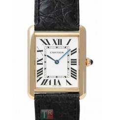 Cartier Tank Solo W1018855 LM Oro Amarillo De 18 Quilates Hombres W1018855 Réplica Reloj