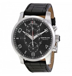 Montblanc Timewalker Chronograph Negro Dial Hombres 105077 Replicas Réplica Reloj