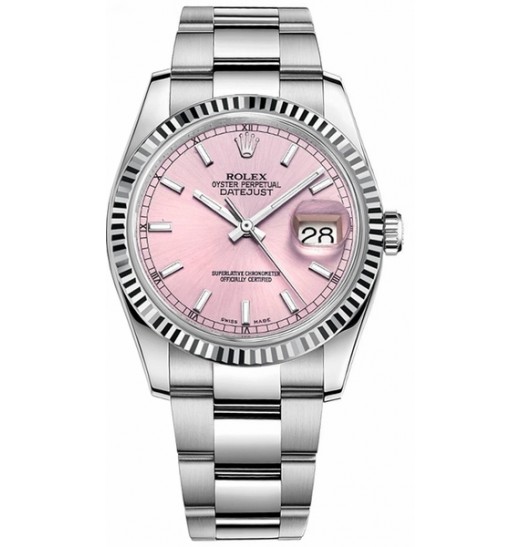 Rolex Datejust 36 Mujeres 116234-PNKSFO Réplica Reloj