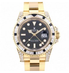 Rolex Professional GMT-Master II Hombres 116758SANR Réplica Reloj