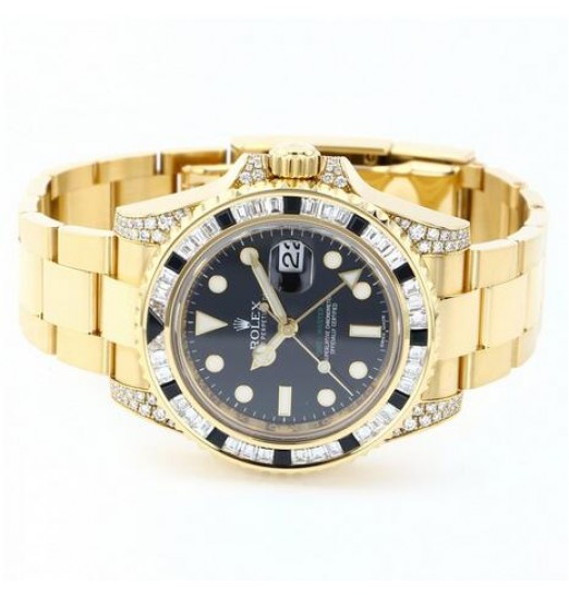 Rolex Professional GMT-Master II Hombres 116758SANR Réplica Reloj