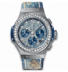 Hublot Big Bang Jeans Steel Diamantes 341.SL.2770.NR.1204.JEANS Réplica Reloj