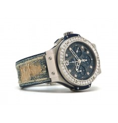 Hublot Big Bang Jeans Steel Diamantes 341.SL.2770.NR.1204.JEANS Réplica Reloj