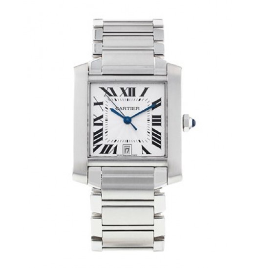 Cartier Tank Francaise Hombres Grandes W51002Q3 Réplica Reloj