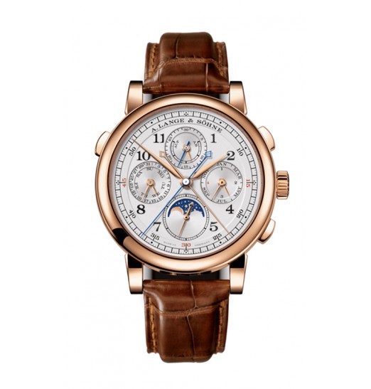 A Lange Sohne 1815 Ratttapante Perpetual Calendar 421.032 (Rose oro) Réplica Reloj