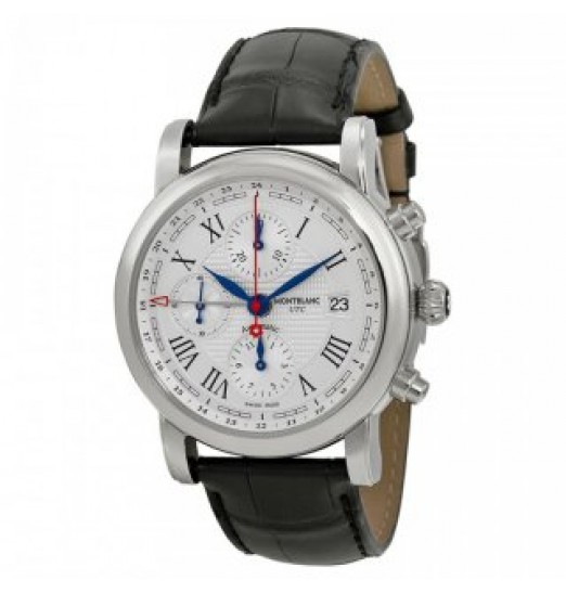 Montblanc Star Chronograph plateada Dial Hombres 110704 Réplica Reloj