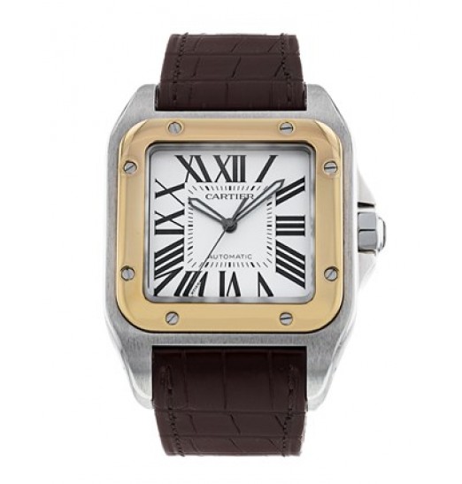 Cartier Santos 100 Hombres W20072X7 Réplica Reloj