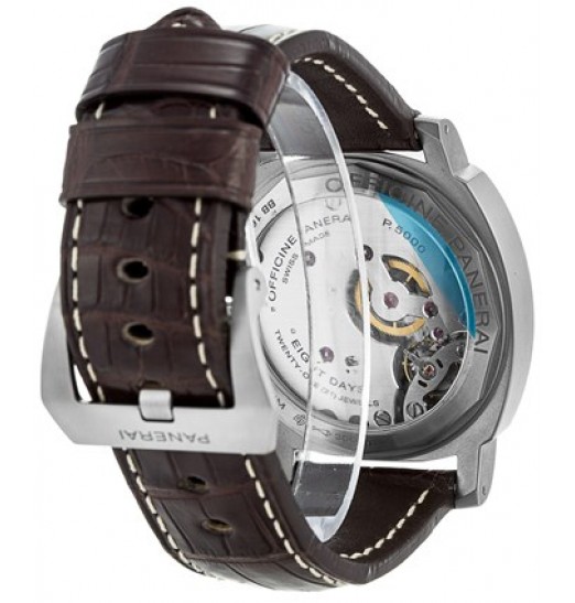 Panerai Luminor Base 8 Days Acciaio Mechanical Brown Marcar Hombres PAM00562 Réplica Reloj