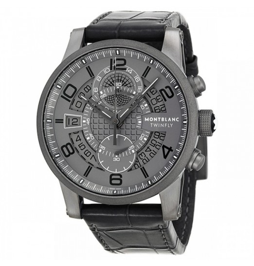 Montblanc Timewalker TMW Titanium Flyback Hombres 107338 Réplica Reloj