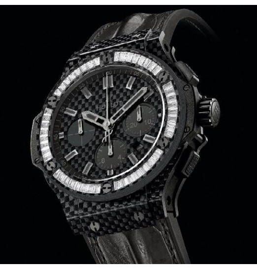 Hublot Big Bang All Carbon Bezel Baguette 44mm 301.qx.1740.hr.1904 Réplica Reloj