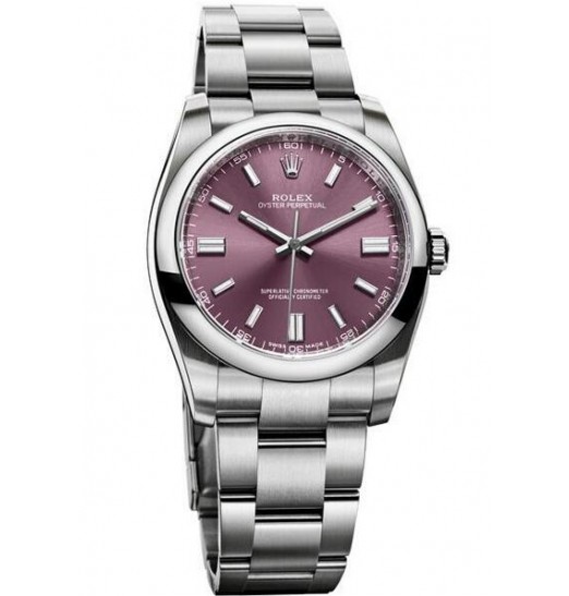 Rolex Oyster Perpetual 36mm Uva roja Marcar 116000 rgio Réplica Reloj