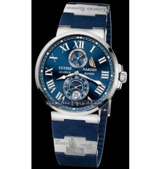 Ulysse Nardin Super Yacht Cup (SS / Azul / Rubber) 263-67-3/43YA Réplica Reloj