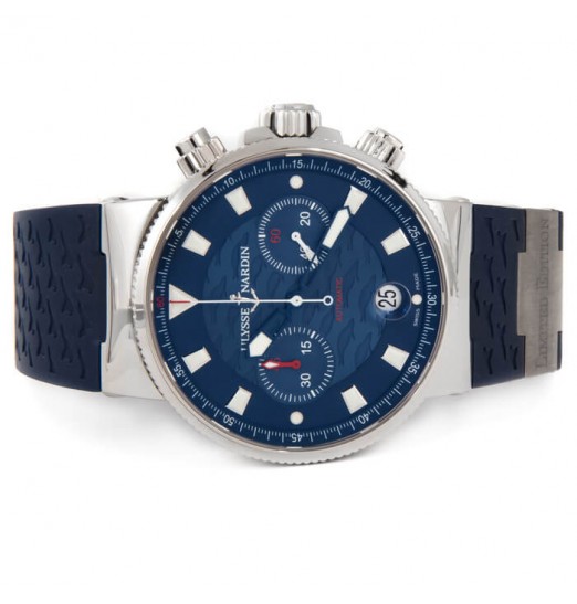 Ulysse Nardin Azul Seal (SS / Azul / Rubber-Ti) 353-68LE-3 Réplica Reloj