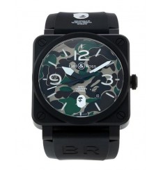 Bell & Ross BR03-92 Instruments de camuflaje verde BR0392-BAPE-GN-CE Replica Reloj