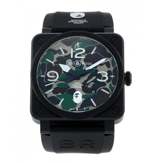 Bell & Ross BR03-92 Instruments de camuflaje verde BR0392-BAPE-GN-CE Replica Reloj