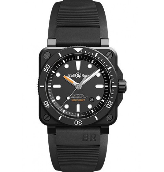 Bell & Ross BR 03 92 Instruments Diver Black Ceramic BR0392-D-BL-CE/SRB Replica Reloj