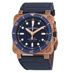 Bell & Ross BR 03-92 DIVER AZUL BRONCE BR0392-D-LU-BR/SCA Replica Reloj