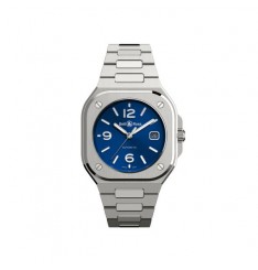 Bell & Ross BR 05 para hombre de acero con esfera azul BR05A-BLU-ST/SST Replica Reloj