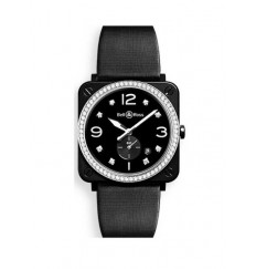 Bell & Ross BR S Black Ceramic Diamonds de 39 mm BRS-BL-CES-LGD/SSA Replica Reloj