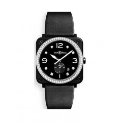 Bell & Ross BR S Black Ceramic Diamonds de 39 mm BRS-BL-CES-LGD/SSA Replica Reloj