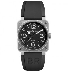 Bell Ross Acero BR Hombre Automatic BR 03-92 Réplica Reloj