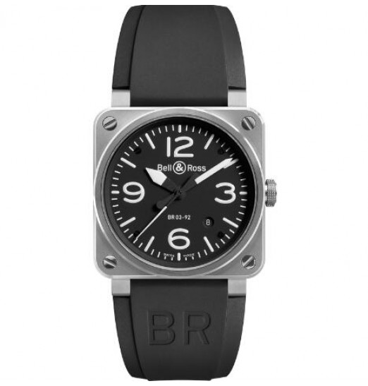 Bell Ross Acero BR Hombre Automatic BR 03-92 Réplica Reloj