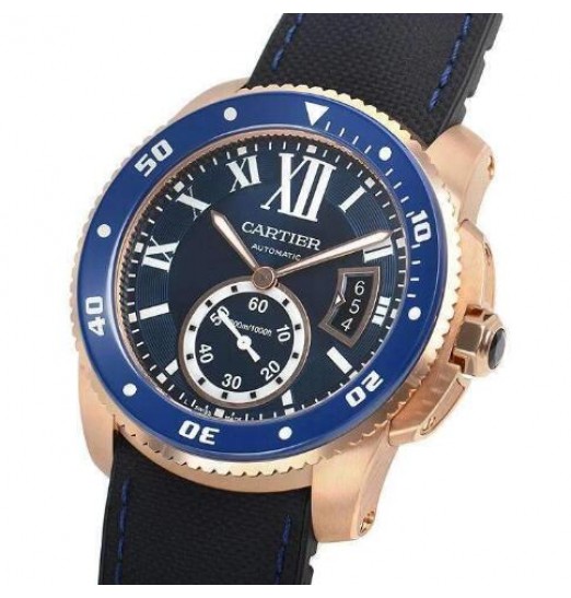 Cartier Calibre De Cartier Diver azul WGCA0009 Réplica Reloj