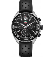 TAG Heuer Formula 1 Chronograph Dial Negro Caucho Negro CAZ1110.FT8023 Réplica Reloj