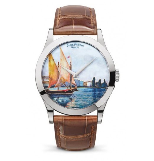 Patek Philippe Calatrava Lake Geneva Barques 5089G-012 Réplica Reloj