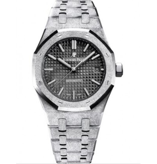 Audemars Piguet Royal Oak 15454 Selfwining Frosted Blanca Negra Reloj