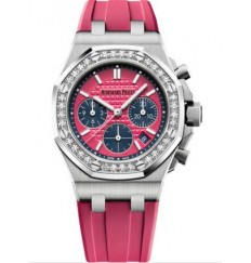 Audemars Piguet Royal Oak offshore 26231 dama Chronograph Inoxible Acero rosado Diamond Reloj