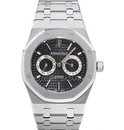 Audemars Piguet Royal Oak Day - Fecha, Dia Negra - Acero Inoxidable en Bracelet 26330.ST.OO.1220ST.01