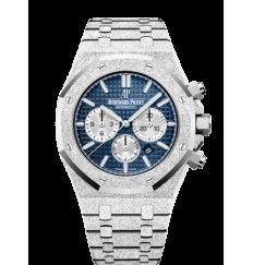 Audemars Piguet Royal Oak 41 Chronograph Frosted Oro blanco/Azul 26331BC.GG.1224BC.02