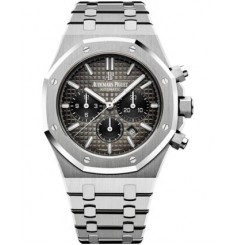 Audemars Piguet Royal Oak Chronograph 41 Platinum Slate Bracelet Reloj