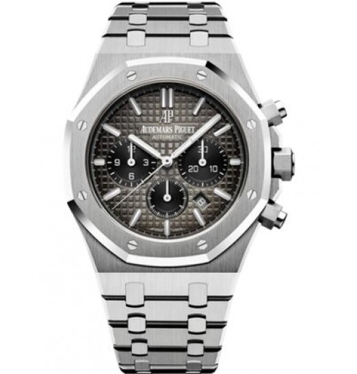 Audemars Piguet Royal Oak Chronograph 41 Platinum Slate Bracelet Reloj