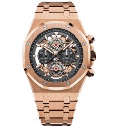 Audemars Piguet Royal Oak Tourbillon Chronógrafo Openworked oro rosado Reloj