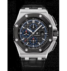 Audemars Piguet Royal Oak Offshore Chronograph Platinum Case Negra Dial 44 mm Reloj para hombre 264111PO.OO.A002CR.01